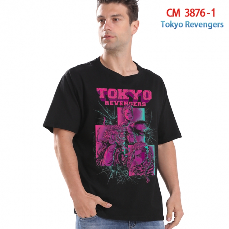 Tokyo Revengers Printed short-sleeved cotton T-shirt from S to 4XL 3876-1