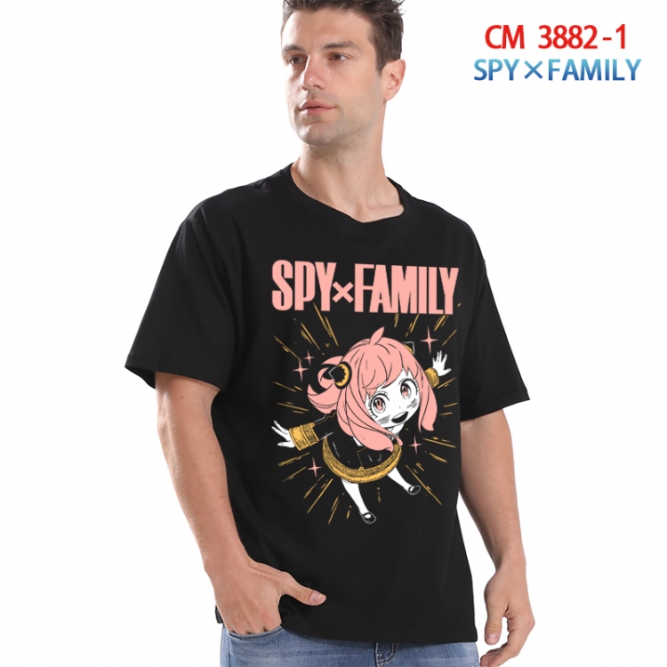 SPY×FAMILY Printed short-sleeved cotton T-shirt from S to 4XL  3882-1