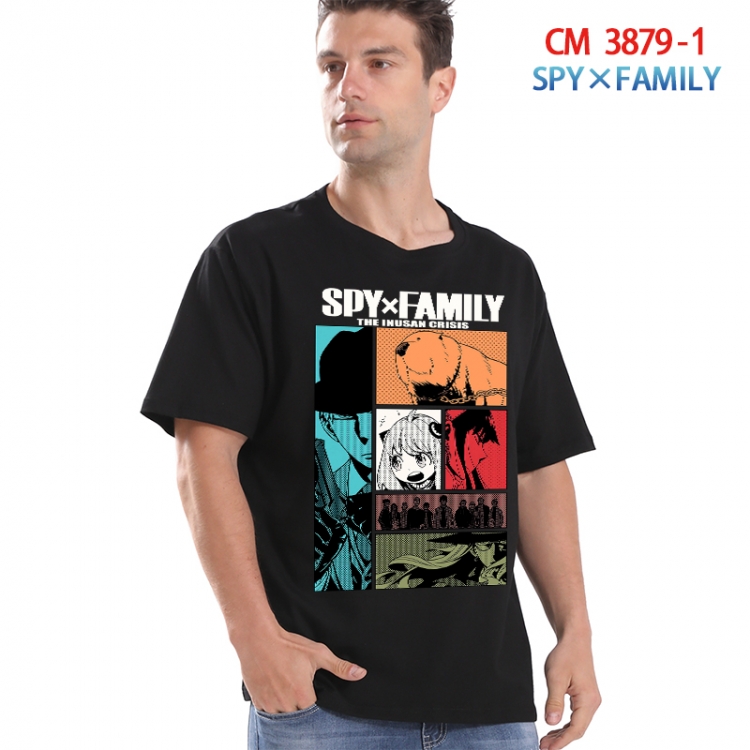 SPY×FAMILY Printed short-sleeved cotton T-shirt from S to 4XL  3879-1