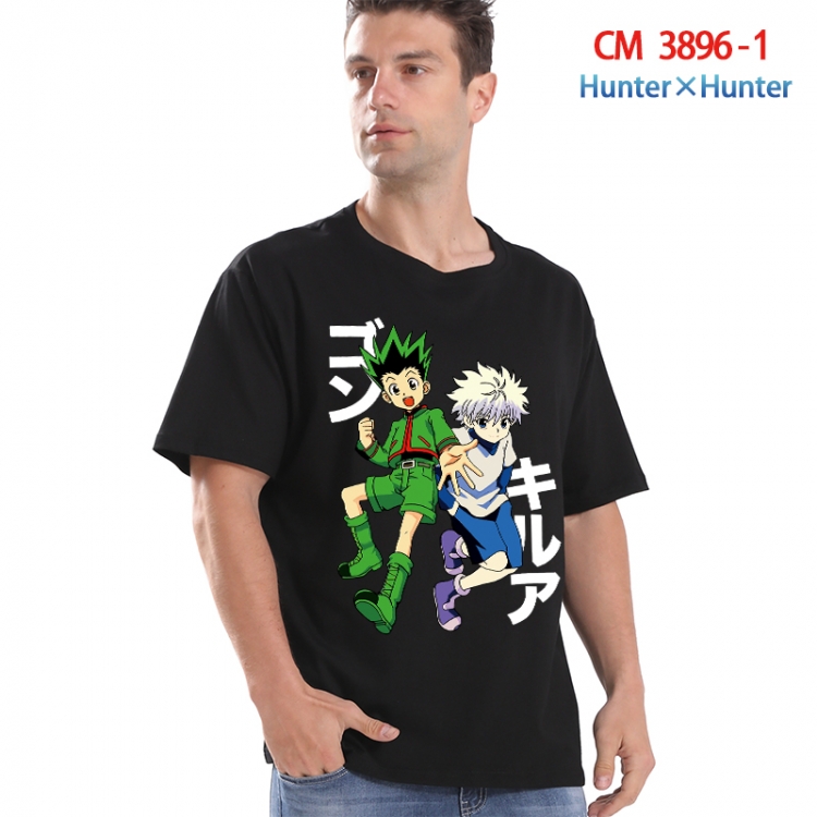 HunterXHunter Printed short-sleeved cotton T-shirt from S to 4XL  3896-1