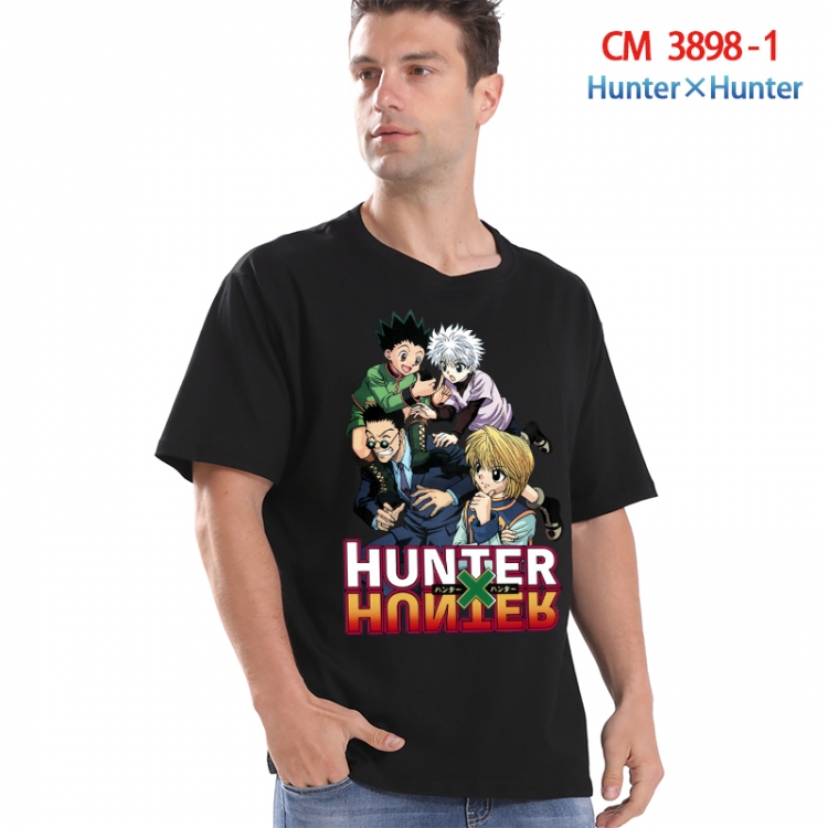 HunterXHunter Printed short-sleeved cotton T-shirt from S to 4XL 3898-1