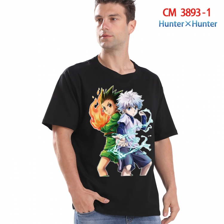 HunterXHunter Printed short-sleeved cotton T-shirt from S to 4XL 3893-1