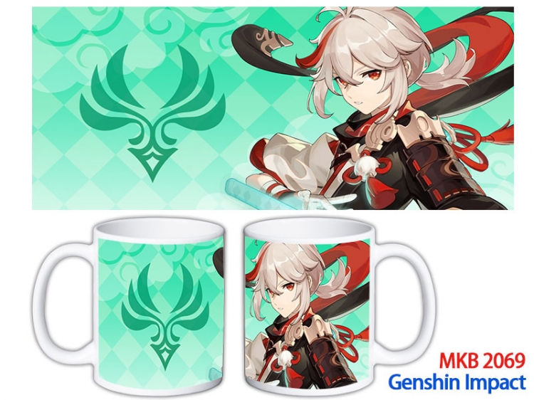 Genshin Impact Anime color printing ceramic mug cup price for 5 pcs MKB-2069