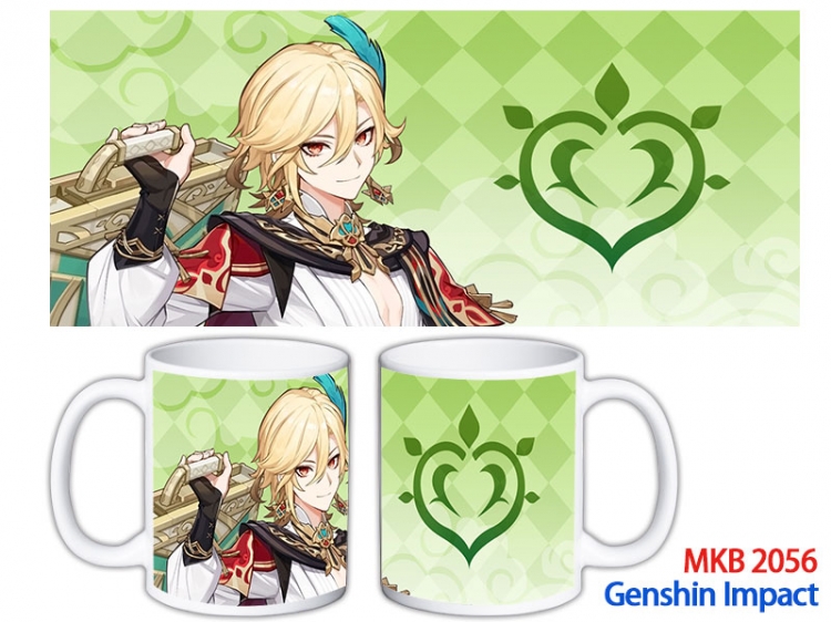 Genshin Impact Anime color printing ceramic mug cup price for 5 pcs MKB-2056