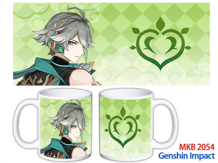 Genshin Impact Anime color printing ceramic mug cup price for 5 pcs MKB-2054