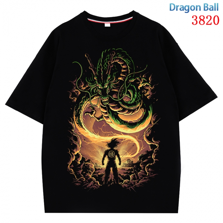 DRAGON BALL Anime Pure Cotton Short Sleeve T-shirt Direct Spray Technology from S to 4XL  CMY-3820-2