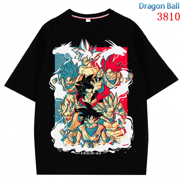 DRAGON BALL Anime Pure Cotton Short Sleeve T-shirt Direct Spray Technology from S to 4XL CMY-3810-2
