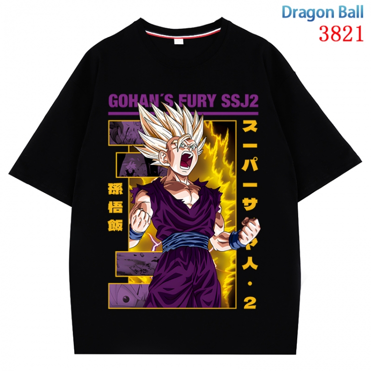 DRAGON BALL Anime Pure Cotton Short Sleeve T-shirt Direct Spray Technology from S to 4XL  CMY-3821-2