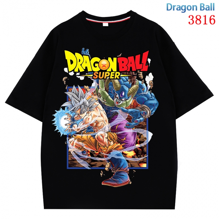DRAGON BALL Anime Pure Cotton Short Sleeve T-shirt Direct Spray Technology from S to 4XL CMY-3816-2