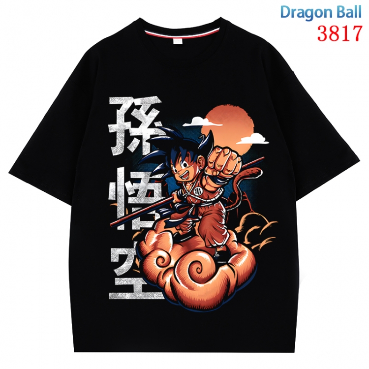 DRAGON BALL Anime Pure Cotton Short Sleeve T-shirt Direct Spray Technology from S to 4XL CMY-3817-2