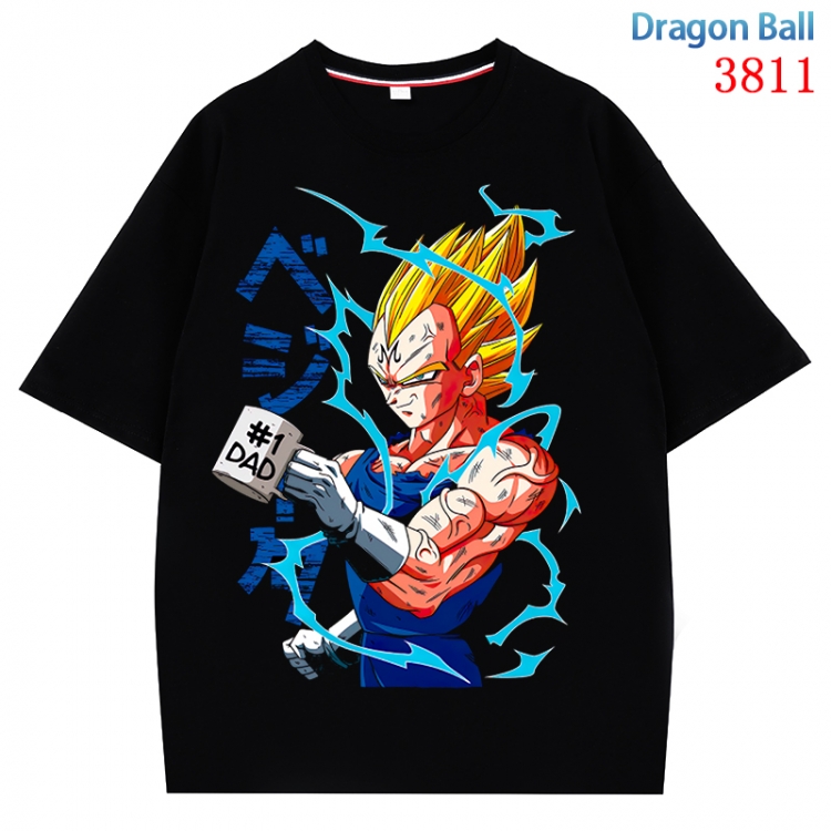 DRAGON BALL Anime Pure Cotton Short Sleeve T-shirt Direct Spray Technology from S to 4XL  CMY-3811-2