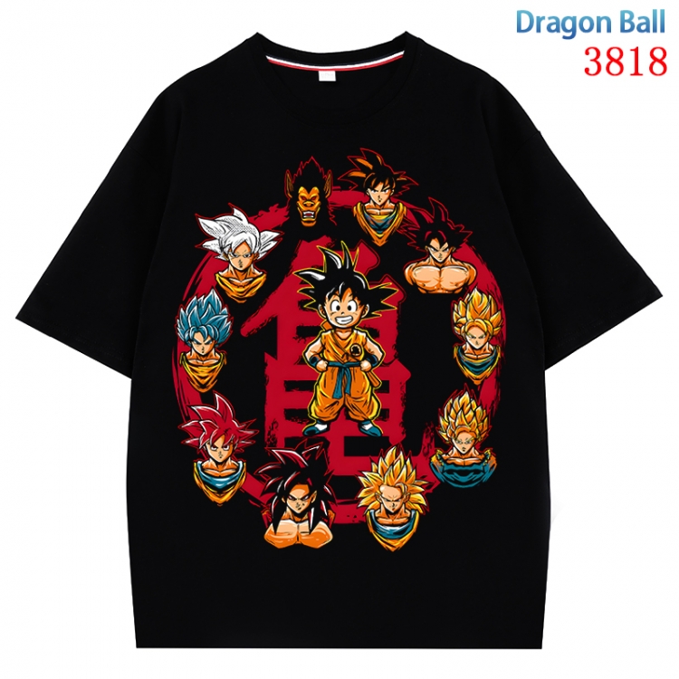 DRAGON BALL Anime Pure Cotton Short Sleeve T-shirt Direct Spray Technology from S to 4XL CMY-3818-2
