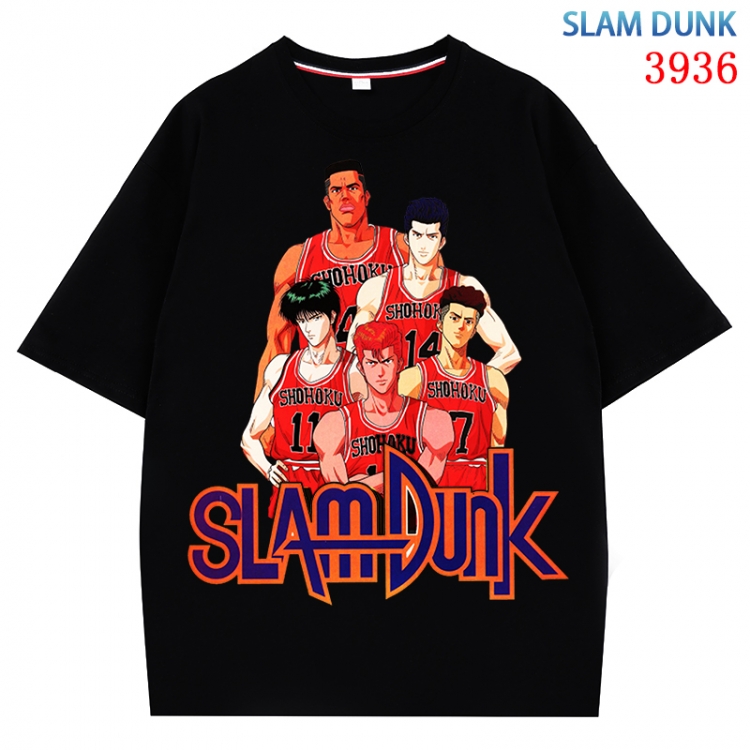 Slam Dunk  Anime Pure Cotton Short Sleeve T-shirt Direct Spray Technology from S to 4XL  CMY-3936-2