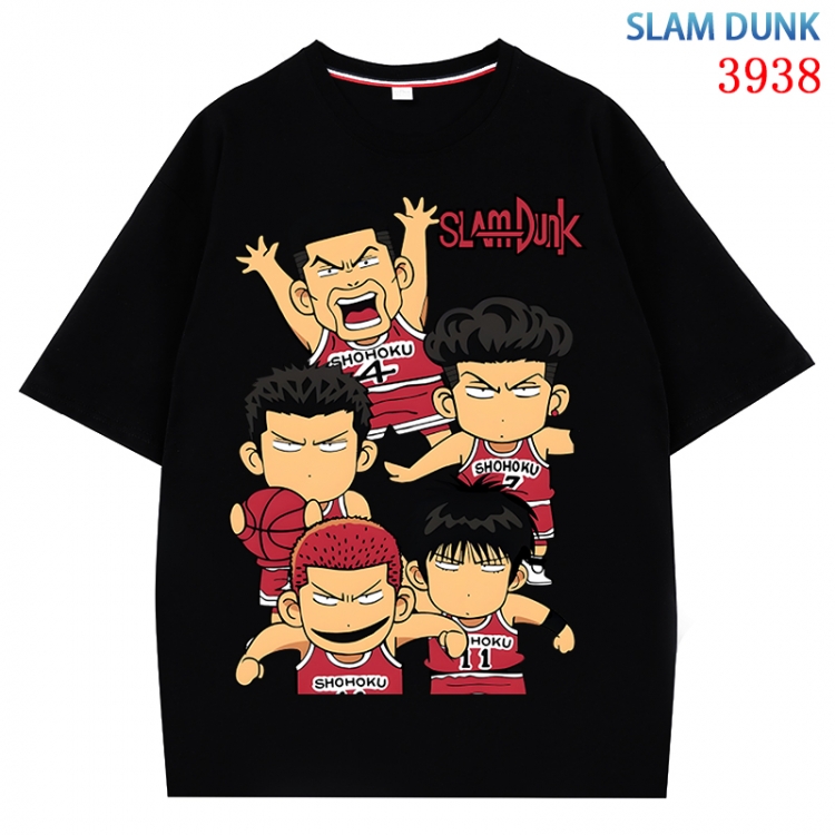 Slam Dunk  Anime Pure Cotton Short Sleeve T-shirt Direct Spray Technology from S to 4XL CMY-3938-2
