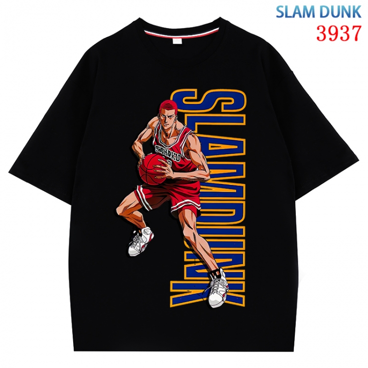 Slam Dunk  Anime Pure Cotton Short Sleeve T-shirt Direct Spray Technology from S to 4XL  CMY-3937-2
