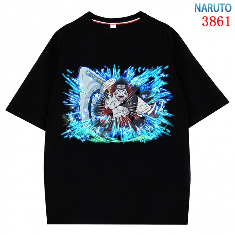 Naruto  Anime Pure Cotton Short Sleeve T-shirt Direct Spray Technology from S to 4XL CMY-3861-2