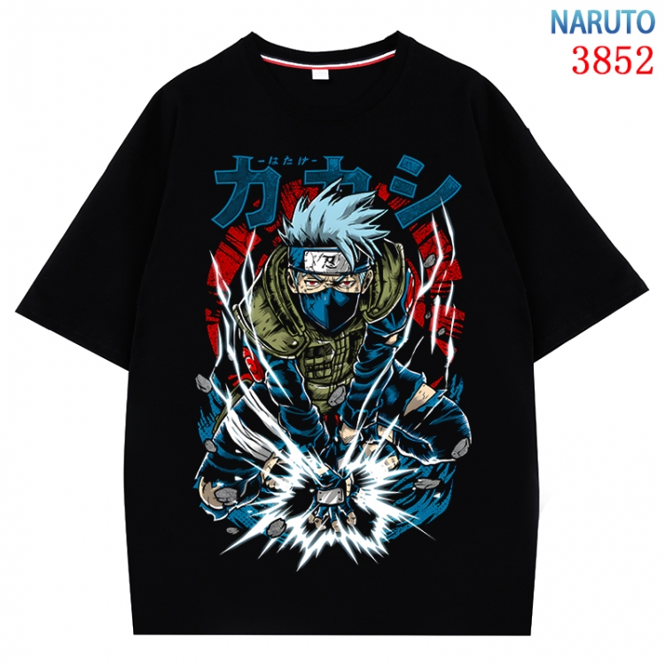 Naruto  Anime Pure Cotton Short Sleeve T-shirt Direct Spray Technology from S to 4XL CMY-3852-2