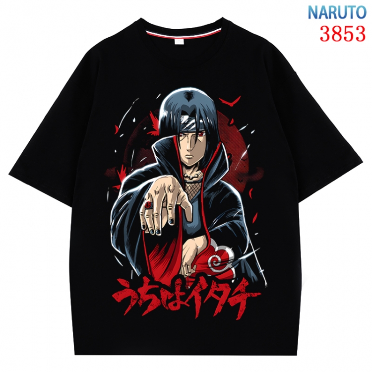 Naruto  Anime Pure Cotton Short Sleeve T-shirt Direct Spray Technology from S to 4XL  CMY-3853-2