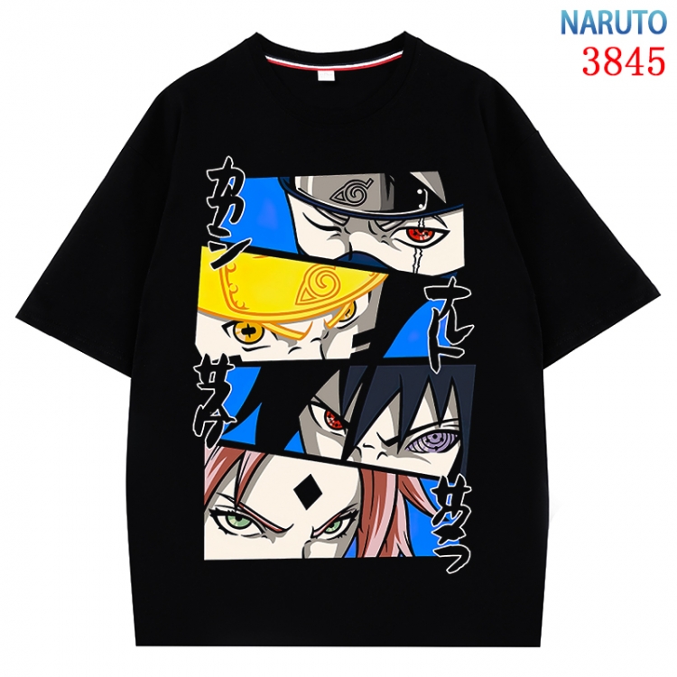 Naruto  Anime Pure Cotton Short Sleeve T-shirt Direct Spray Technology from S to 4XL CMY-3845-2