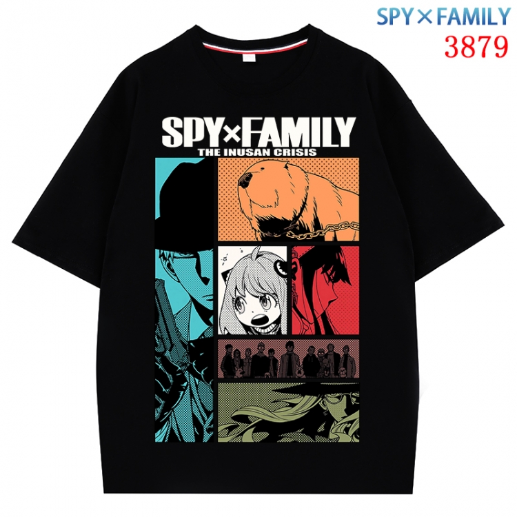 SPY×FAMILY  Anime Pure Cotton Short Sleeve T-shirt Direct Spray Technology from S to 4XL CMY-3879-2