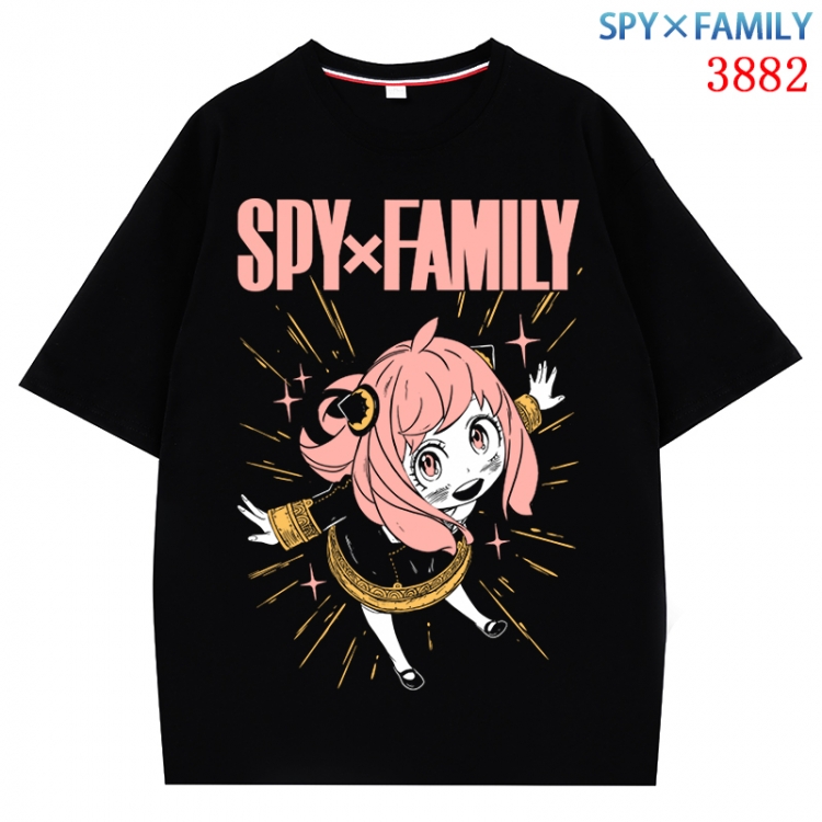 SPY×FAMILY  Anime Pure Cotton Short Sleeve T-shirt Direct Spray Technology from S to 4XL CMY-3882-2