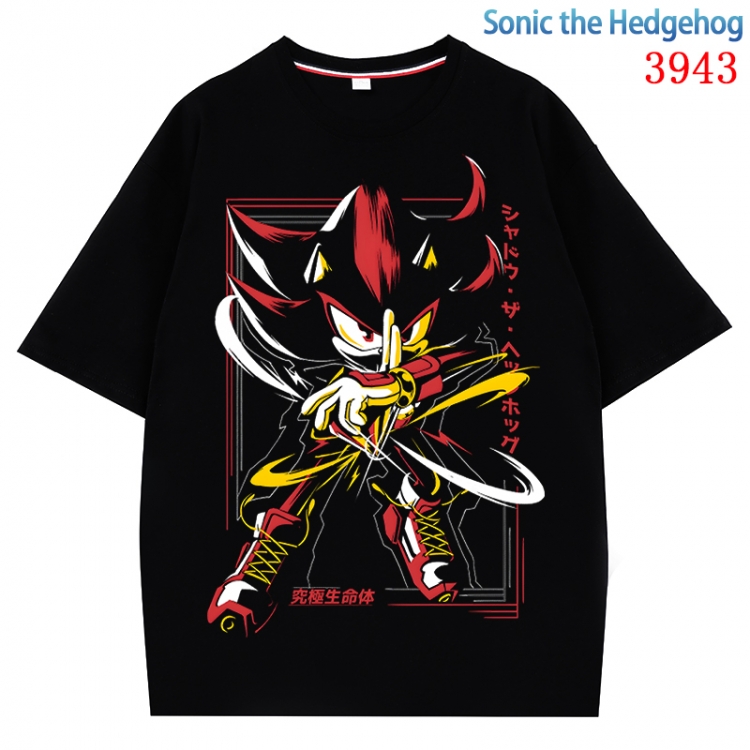 Sonic The Hedgehog Anime Pure Cotton Short Sleeve T-shirt Direct Spray Technology from S to 4XL  CMY-3943-2
