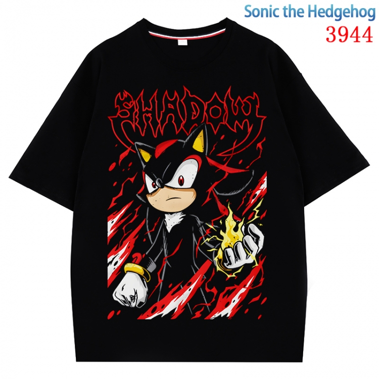 Sonic The Hedgehog Anime Pure Cotton Short Sleeve T-shirt Direct Spray Technology from S to 4XL  CMY-3944-2