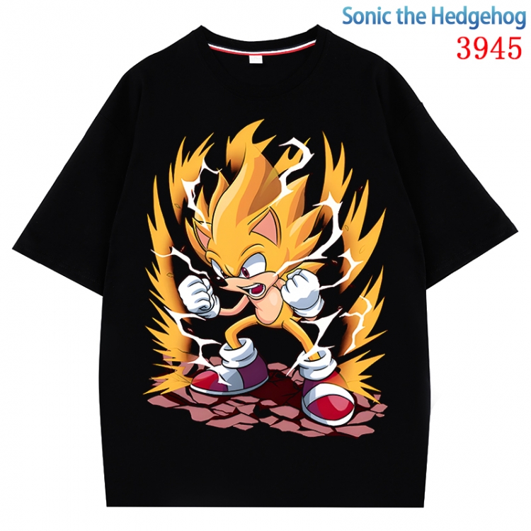 Sonic The Hedgehog Anime Pure Cotton Short Sleeve T-shirt Direct Spray Technology from S to 4XL CMY-3945-2