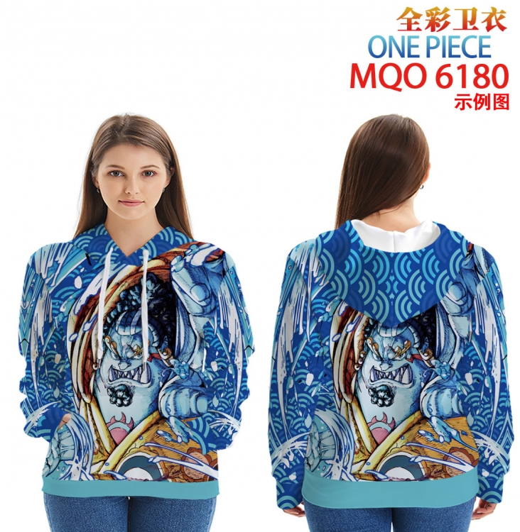 One Piece Long Sleeve Hooded Full Color Patch Pocket Sweatshirt from XXS to 4XL MQO 6180