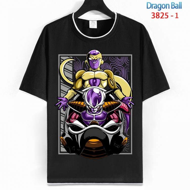 DRAGON BALL Cotton crew neck black and white trim short-sleeved T-shirt from S to 4XL  HM-3825-1