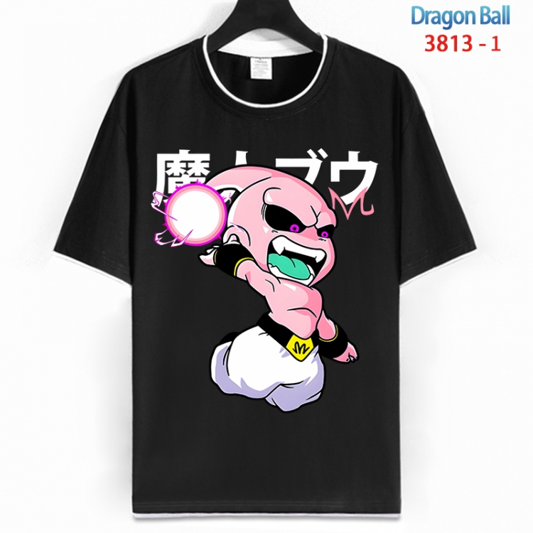 DRAGON BALL Cotton crew neck black and white trim short-sleeved T-shirt from S to 4XL HM-3813-1