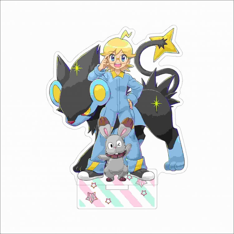 Pokemon Anime characters acrylic Standing Plates Keychain 15cm