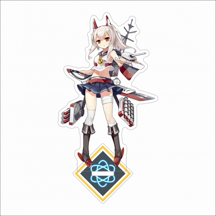 Azur Lane Anime characters acrylic Standing Plates Keychain 15cm