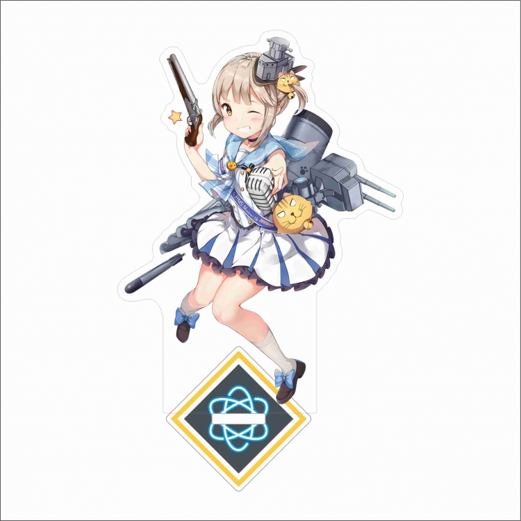 Azur Lane Anime characters acrylic Standing Plates Keychain 15cm