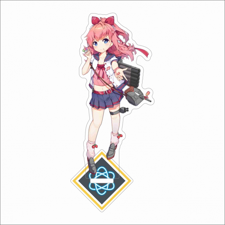 Azur Lane Anime characters acrylic Standing Plates Keychain 15cm