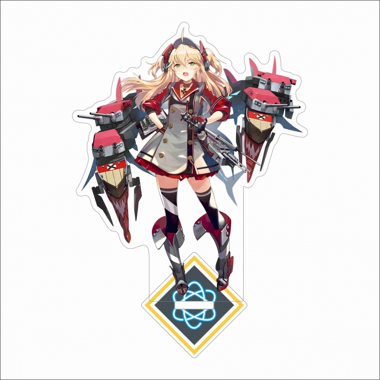 Azur Lane Anime characters acrylic Standing Plates Keychain 15cm