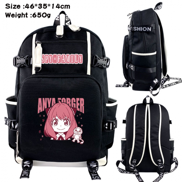 SPY×FAMILY Animation upper and lower data canvas backpack 46X35X14CM 650G