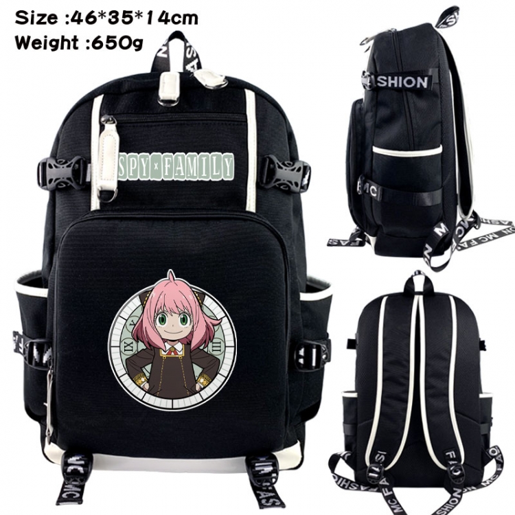 SPY×FAMILY Animation upper and lower data canvas backpack 46X35X14CM 650G