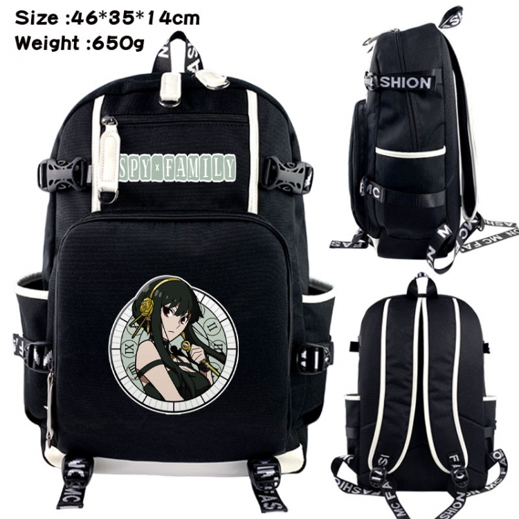 SPY×FAMILY Animation upper and lower data canvas backpack 46X35X14CM 650G