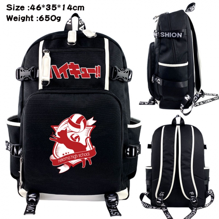 Haikyuu!! Animation upper and lower data canvas backpack 46X35X14CM 650G
