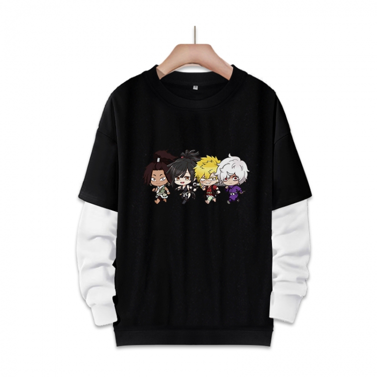 Helltaker Anime fake two-piece thick round neck sweater from S to 3XL