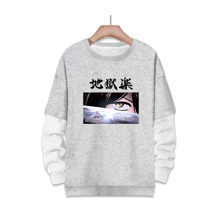 Helltaker Anime fake two-piece thick round neck sweater from S to 3XL