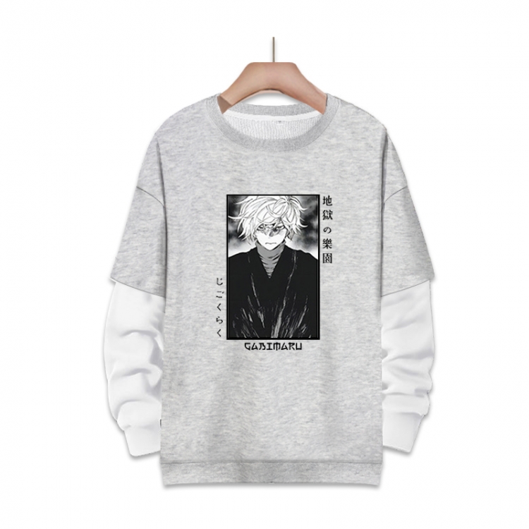 Helltaker Anime fake two-piece thick round neck sweater from S to 3XL