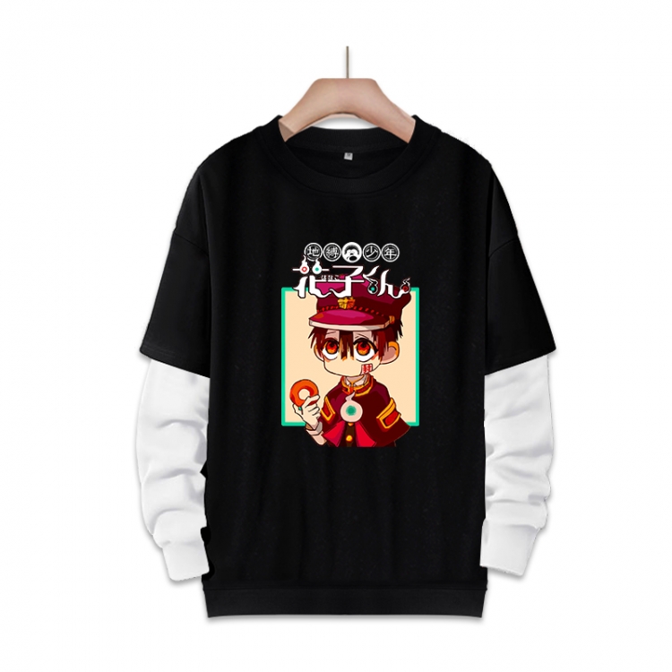 Toilet-bound Hanako-kun Anime fake two-piece thick round neck sweater from S to 3XL