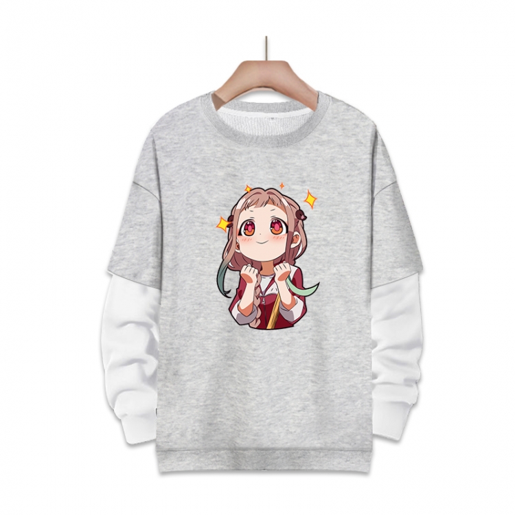 Toilet-bound Hanako-kun Anime fake two-piece thick round neck sweater from S to 3XL