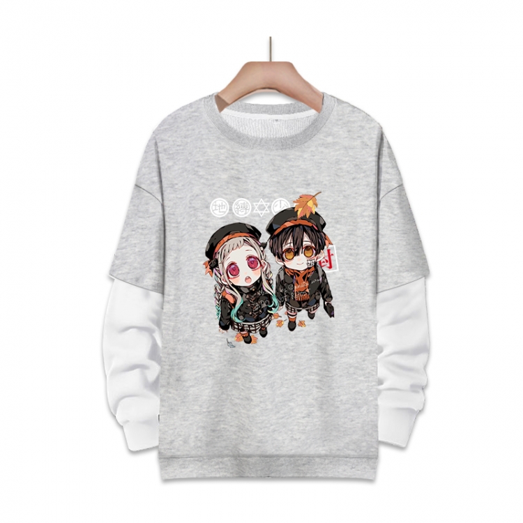 Toilet-bound Hanako-kun Anime fake two-piece thick round neck sweater from S to 3XL