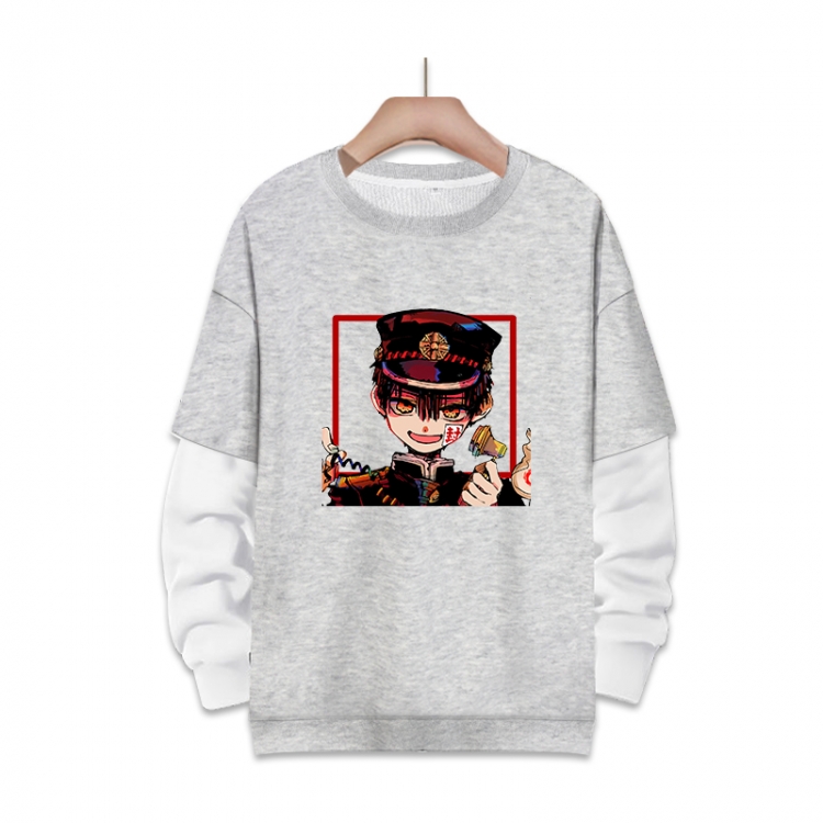 Toilet-bound Hanako-kun Anime fake two-piece thick round neck sweater from S to 3XL