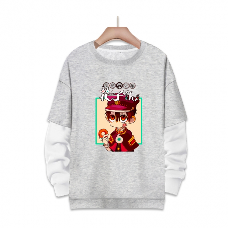 Toilet-bound Hanako-kun Anime fake two-piece thick round neck sweater from S to 3XL