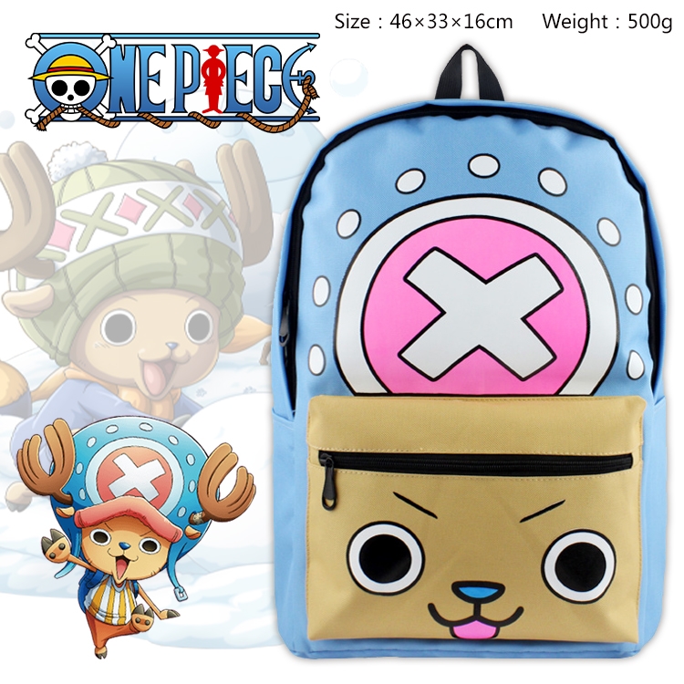 One Piece Anime Backpack Outdoor Travel Bag 46X33X16cm 500g