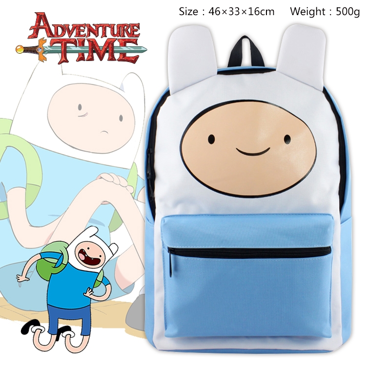 Adventure Time with Anime Backpack Outdoor Travel Bag 46X33X16cm 500g
